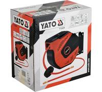 Yato Pneumatica Avvolgitubo 1/4 " 8mm Automatico Avvolgitubi 20m Induttore