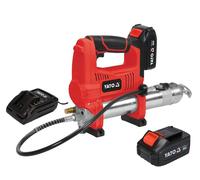 YATO Pressa Grasso a Batteria 18V 620 Bar Cilindro con Akku 3Ah e Caricabatterie