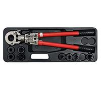 Yato YT-21735 pinza di crimpaggio manuale idraulica Rosso Acciaio 360°