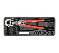 Yato YT-21735 pinza di crimpaggio manuale idraulica Rosso Acciaio 360°