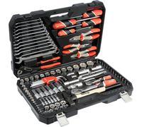 YATO Professionale Set Chiave a Bussola Set Attrezzi 122 Pz. 1/4″ & 1/2″ Ratchet