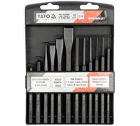 YATO Serie di punzoni e scalpelli YT-4714 100,120,140,150 Acciaio al