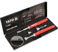 YATO Set 5 Pezzi Teleskop Magnetheber Ispezione Specchio Ø57 mm Acciaio AISI