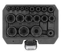 Yato Set Bussole Torx Plus 1/2"+1/4" 19 Pezzi YT-05197