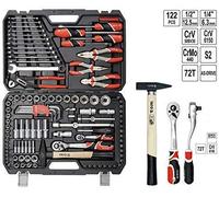 Yato Valigetta Attrezzi XXL 1/4-1/2" 122 Pezzi