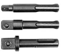 Yato YT-04686 - Set adattatore SDS-PLUS su quadrato per chiave a bussola, inserto per trapano, dadi