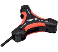 Yato YT-05644 - Set di 26 chiavi pieghevoli Torx esagonali metriche e imperiali