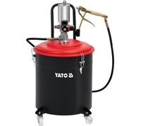 YATO Pressa per Grasso ad Aria compressa Professionale, 30 Litri, Portatile, Pressione di Esercizio: 8 Bar, Potenza di Uscita: 300-400 Bar, Tubo da 4 Metri, YT-07068, Aria compressa F