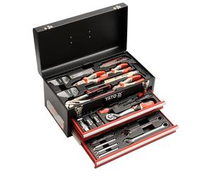 Yato YT-38951 Set Di Cassetta Degli Attrezzi 80 Pezzi 1/2" Chiave A Ratch