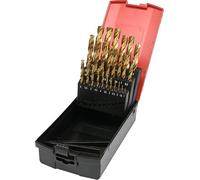 Yato YT-44676 - Set di 25 punte per trapano Twist Drill Bit HSS-Tin da 1 a 13 mm