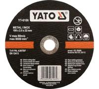 Yato yt-6107 - Acciaio inox 230 x 1.9 x 22 mm disco di taglio