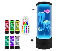 YATOSEEN Medusa Lampada Lava Led, Tranquilla Stato d'animo Medusa Acquario, 16 Colori che Cambiano Telecomando Lampada Elettrica per Meduse per Decorazioni per la casa e Regali per Adulti e Bambini
