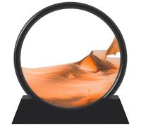 YATOSEEN Ornamento da Tavolo di Arte della Sabbia in Movimento, 3D Sandscape in Motion Display Flowing Sand Painting Telaio, Rilassante per la Casa, l'ufficio e il Lavoro