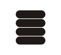 Yatrosynth Adesivi Casco Moto Riflettenti Catarifrangenti 4 Pezzi, Sicurezza e Visibilità di Notte, 8,5 X 2,3 cm, Nero