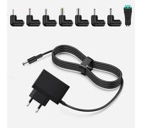 Yattoper Caricatore da 12 V 2 A, compatibile con TP-Link EAP653 AX3000 Gigabit dual band WiFi router nero alimentatore di rete