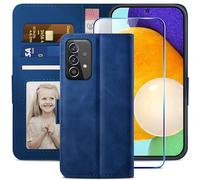 YATWIN Custodia Samsung Galaxy A52 5G, Cover a Libro Samsung Galaxy A5G, Flip Custodia Portafoglio in Pelle Samsung Galaxy A52 5G, Chiusura Magnetica Cover per Samsung Galaxy A52 5G - Blu