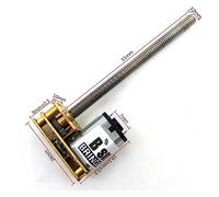 YAVCBOPM 1024GN20 M4 55mm Albero filettato DC Gear Motor 3V ~ 12V 15/30/60/100/200/250rpm Mini macchina elettrica motore personalizzato(75rpm,3V)