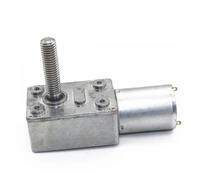 YAVCBOPM Motoriduttore a vite senza fine con coppia elevata 8mm * 33mm Albero di uscita personalizzato DC 6v 12v 24v 2rpm a 150 RPM Motoriduttori a vite senza fine in metallo(30rpm,24V)