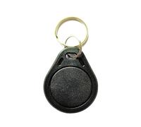 YAVIS prossimità di chip RFID da 13,56 MHz con transponder portachiavi NFC Token Tags 1k chip, anello portachiavi per controllo accessi keyfob Key Card - nero (confezione da 100)