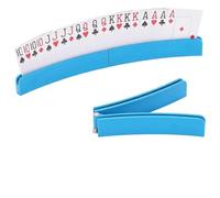 YAVRIX Porta Carte da Gioco Pieghevole 33 cm - Supporto in Plastica per Adulti, Anziani e Persone con Mobilità Ridotta - Ideale per Burraco, Scala 40, Poker e Carte Napoletane