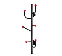 YAVYAV Bianco/nero Appendiabiti Da Parete In Metallo A Forma Di Albero, Attaccapanni Verticale Decorativo Moderno Con 4/6 Ganci A Forma Di Ramo Per Ingresso(Nero,60cm/23.6in)