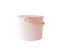 Yawata Kasei Sertevie Secchio con coperchio, Omni-Utty, Mini, Macaron, Peach 22,4 x 21 x 17,5 cm, sceltevie Omnioutil mini macaron da 4 l, prodotto in Giappone