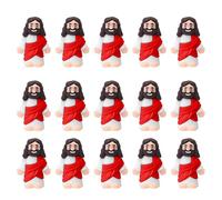 Yawdil 10/15 Pezzi Figure di Gesù Piccolo, Design Originale Mini Giocattoli di Gomma Gesù, per Nascondere E Cercare Favorisce Religiosi del Partito Regali per Il Battesimo della Scuola Domenicale