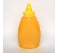 Yawdil Bottiglie per miele in plastica trasparente da 180/360 ml, contenitore per miele riutilizzabile per uso alimentare, bottiglia per miele da spremere con tappi a prova di perdite per la casa