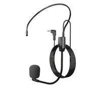 Yawdil Cuffia 3.5MM Microfono Cablato, Auricolare Amplificatore Vocale Altoparlante, Little Bee Altoparlante Earhook Insegnante Guida Turistica Universale