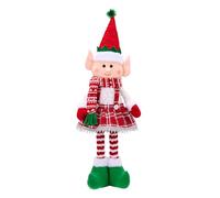 Yawdil Decorazione degli Elfi di Natale, Gnomi in Piedi con Le Gambe retrattili, Decorazione dell'elfo di Natale, Decorazione della tavola per Il Partito