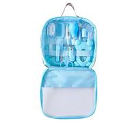 Yawdil Set da 13 pezzi per la cura del bambino e kit di salute, set per la cura della scuola materna con pettine per capelli tagliaunghie aspiratore detergente naso per bambino
