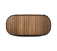YaWea Astuccio con assi verticali in legno di quercia da carpenteria, con stampa di grande capacità, per scuola, casa, ufficio