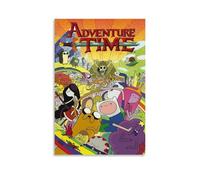 YAWRGJWRG Adventure Time (10) poster decorativi estetici su tela, decorazione artistica da parete per soggiorno, camera da letto, musica e film, 30 x 45 cm, senza cornice, stile