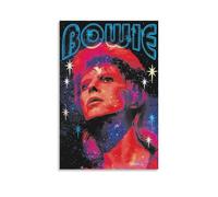 YAWRGJWRG David Bowie (1) Poster decorativo estetico su tela, decorazione artistica da parete per soggiorno, camera da letto, musica e film, 40 x 60 cm, senza cornice