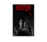YAWRGJWRG Dexter Morgan (5), poster decorativi estetici su tela, decorazione artistica da parete per soggiorno, camera da letto, musica e film, 40 x 60 cm, senza cornice, stile