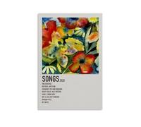 YAWRGJWRG Poster decorativo su tela di Adrianne Lenker Songs 2020, decorazione artistica da parete per soggiorno, camera da letto, musica e film, 30 x 45 cm, senza cornice