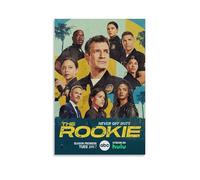 YAWRGJWRG Poster decorativo su tela, motivo: The Rookie Season 7, decorazione artistica da parete per soggiorno, camera da letto, musica e film, 50 x 75 cm, senza cornice