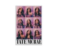 YAWRGJWRG Poster di Tate McRae, poster decorativo estetico su tela, decorazione artistica da parete per soggiorno, camera da letto, musica e film, 30 x 45 cm, senza cornice, stile