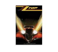 YAWRGJWRG ZZ Top Eliminator - Poster decorativo estetico su tela, decorazione artistica da parete per soggiorno, camera da letto, musica e film, 30 x 45 cm, senza cornice