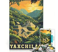 Yaxchilán in Mexico Puzzle da 1000 pezzi | 38x26cm Regali per donne: ogni pezzo è unico un'ottima idea regalo per tutta la famiglia.