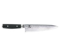 Yaxell Ran 69 - Coltello professionale Damasco, lama 20 cm, 69 strati VG10 - manico in Micarta Canvas