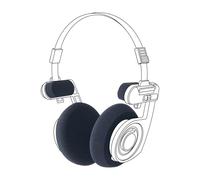 YAXI Cuscinetti auricolari + fascia per Koss PortaPro (nero)