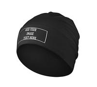 Yaxinduobao Cappello Invernale Personalizzato Personalizzato con Logo/Design/Testo Crea Il Tuo Berretto con Berretto da Copertura per Regalo da Uomo e Donna