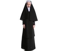 YAXRO Costume Cosplay Di Halloween Malefica Costume Da Regina Demone Strega Oscura,Costume Da Spettacolo Di Carnevale Femminile Abito Nero Con Copricapo A,L