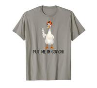 Yay Sports Game Day Put Me in Coach Dad Football Goose Duck Maglietta