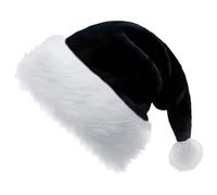 yayafunfun 2 cappelli di Natale per bambini, berretto di Babbo Natale in peluche, caldo e spesso, berretto di Babbo Natale per ragazze e ragazzi, regalo per feste di Natale