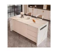 YAYAOVP-24927 Mensola da Cucina Isola Tavolo da Pranzo Bar Bancone Cucina Multifunzionale Tavolo Operativo Mensola di Immagazzinaggio