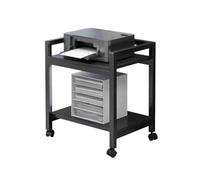YAYAOVP-24927 Supporto per stampante da scrivania Rack di stoccaggio per stampante Rack di stoccaggio da pavimento Rack per ufficio Armadio a doppio strato Carrello stampante da tavolo Carrello