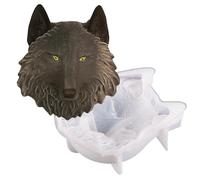 Yayatty Silicon Epoxy Casting Mold, 3D Animali Stampo Silicone Resina, Stampi Silicon per DIY Resin Casting Wall Desktop, Halloween Home Decor