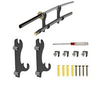 Yayatty Spada Support Katana, Spada Stand Supporto, Supporto per Spada Laser, Supporto per Spada Samurai Rack per Katane Spade Spade Laser e Altro può Contenere Qualsiasi Spada, Nero
